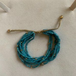 Turquoise bead bracelet